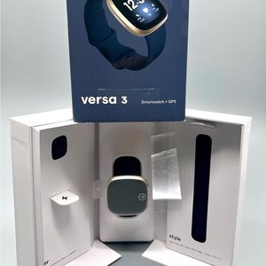 Fitbit Versa 3 Gold/Midnight Blue